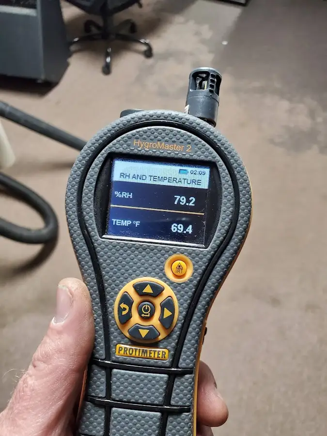 Moisture meter humidity assessment for Mold Remediation & Removal in Newark